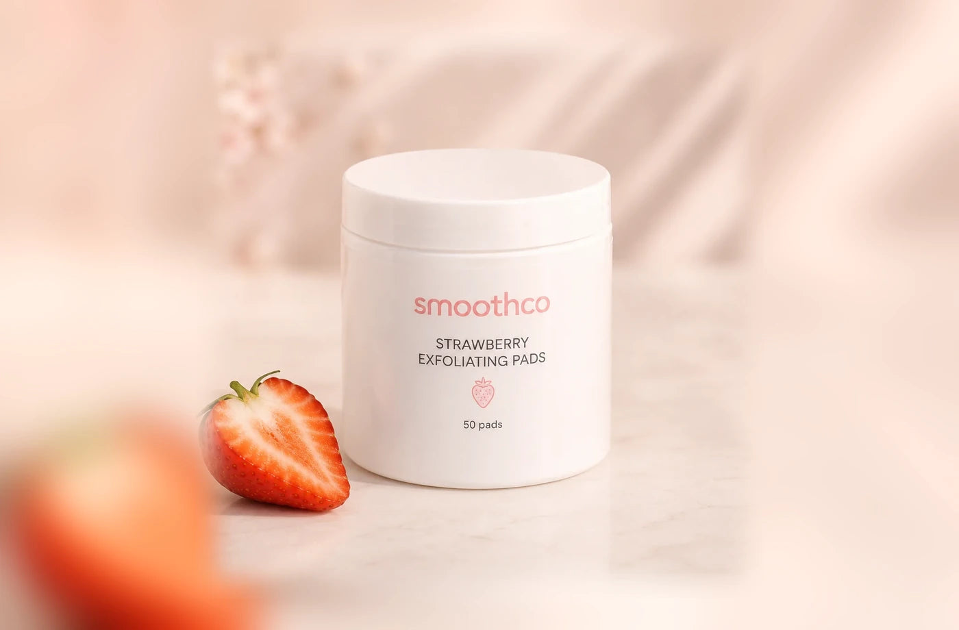Smoothco Strawberry Exfoliating Pads