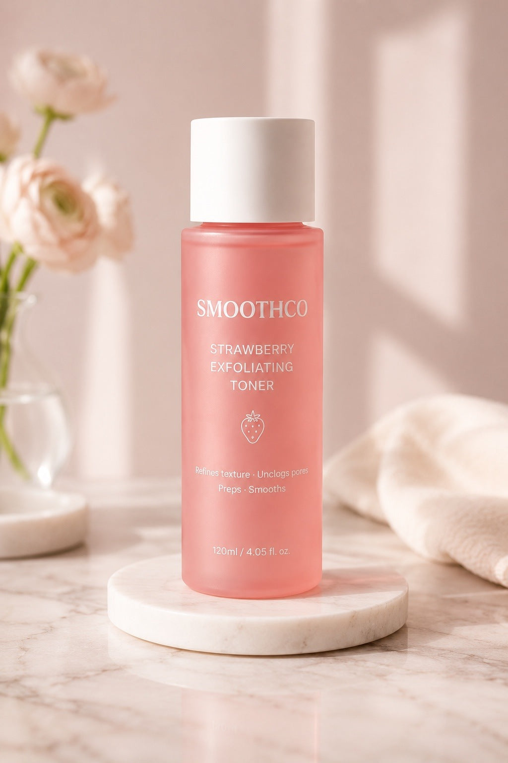 Strawberry Legs? No More. Exfoliating Toner.